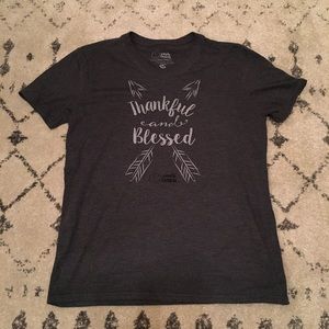 Short Sleeve V-Neck Graphic Tee